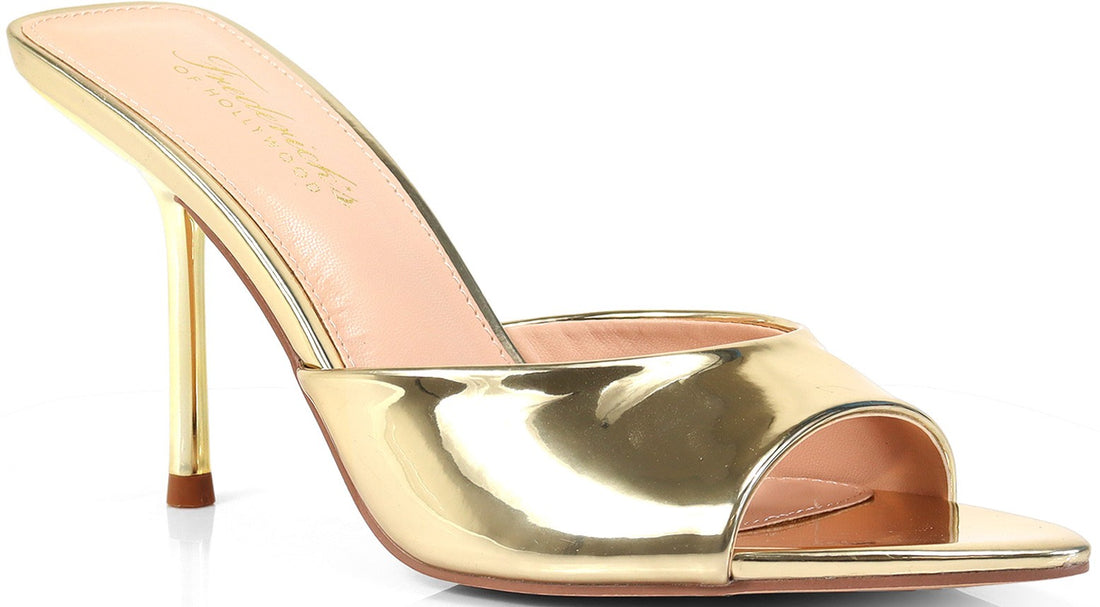 Pointy Toe Stiletto Heel Slippers