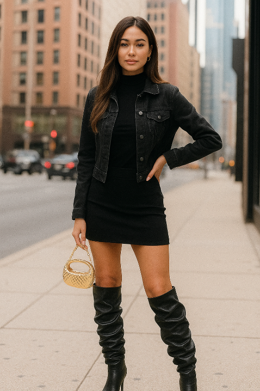 Metallic Acrylic Handbag