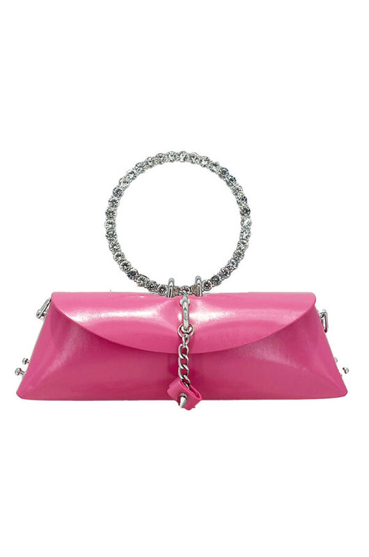 Ring Handle Clutch Bag