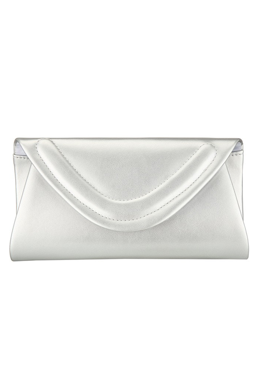 Structured Envelope Clutch with Curved Flap & Magnetic Closure