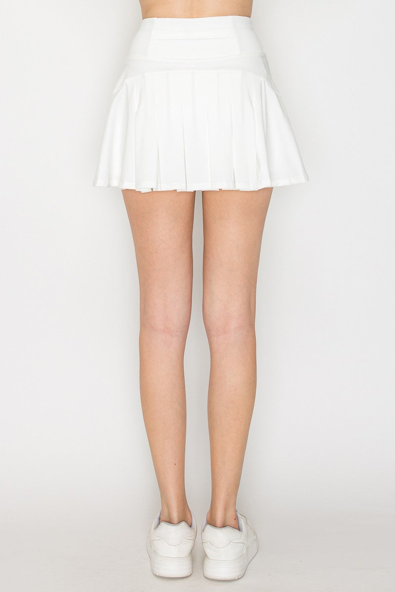 Wide Waistband Skort