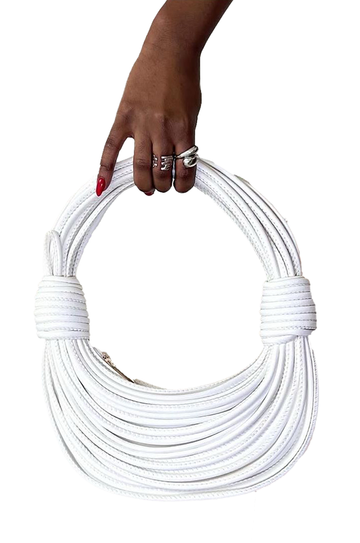 Strappy Moon Shape Handbag