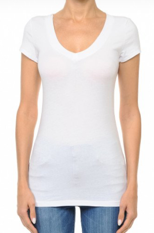 Short Sleeve V-neck Tshirt
