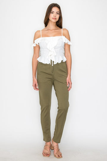 Off Shoulder Ruffle Top