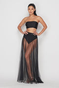Pleated Tulle Skirt VOTIQUE USA