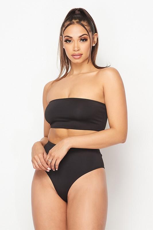 Bandeau & High Waist Panty Sets VOTIQUE USA