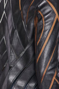 Faux Leather Patchwork Jacket HOT & DELICIOUS