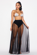 Pleated Tulle Skirt VOTIQUE USA