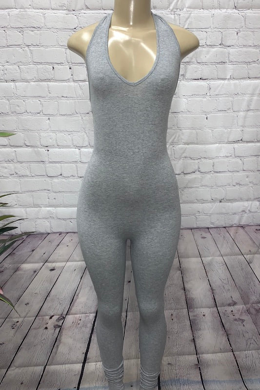Bodycon Halter Jumpsuit JNK USA
