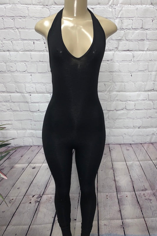 Bodycon Halter Jumpsuit JNK USA